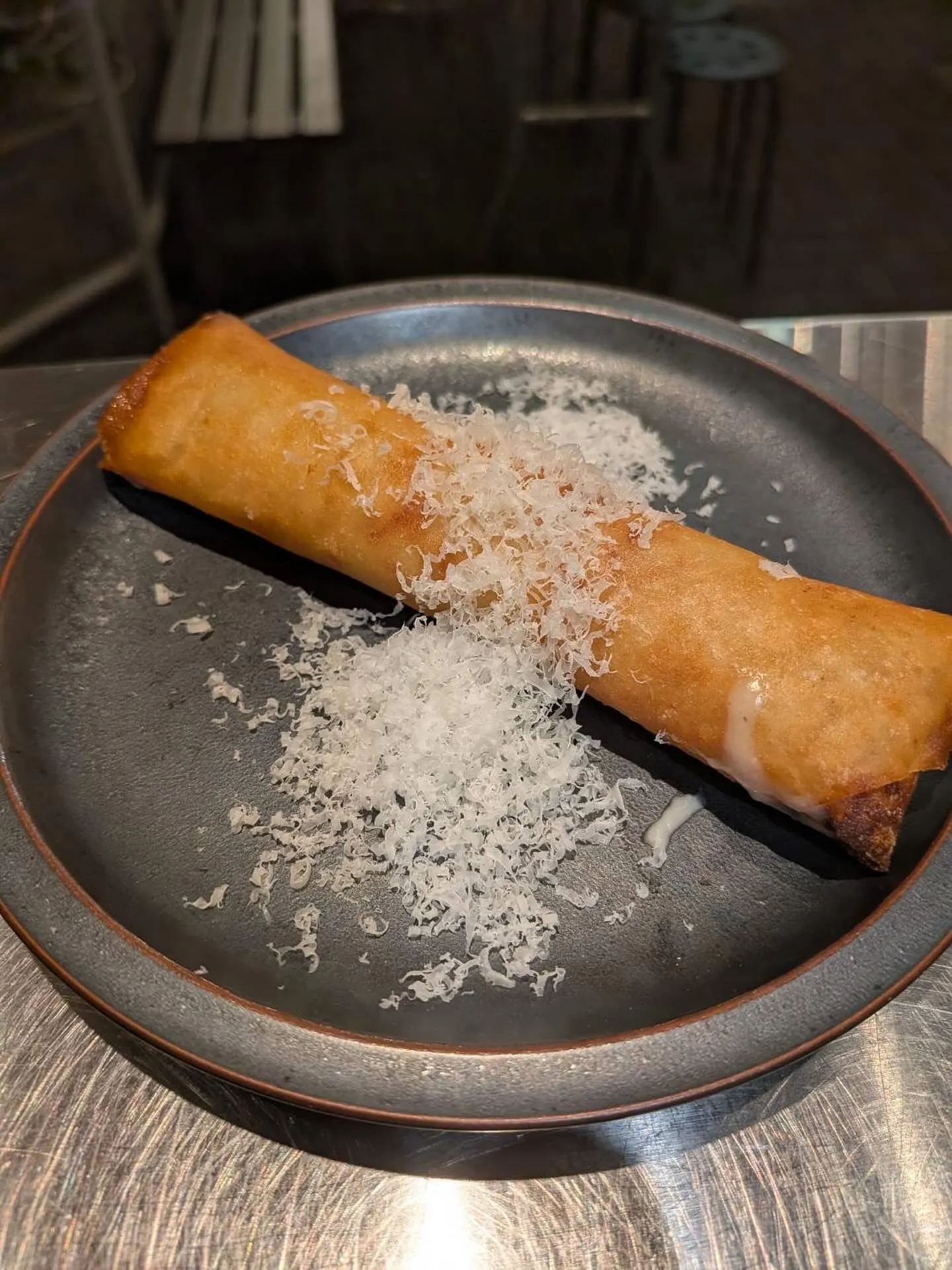 牡蠣クリーム春巻