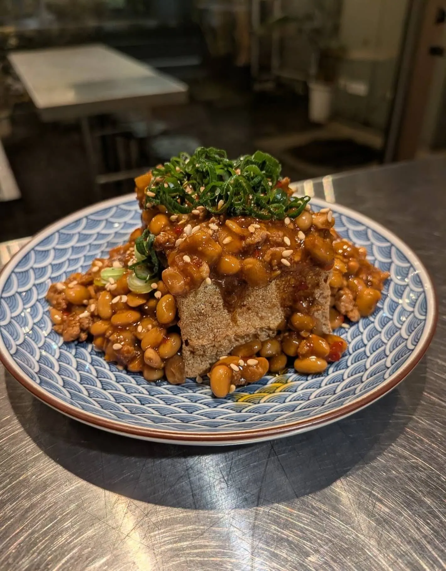 あつあげ麻婆納豆