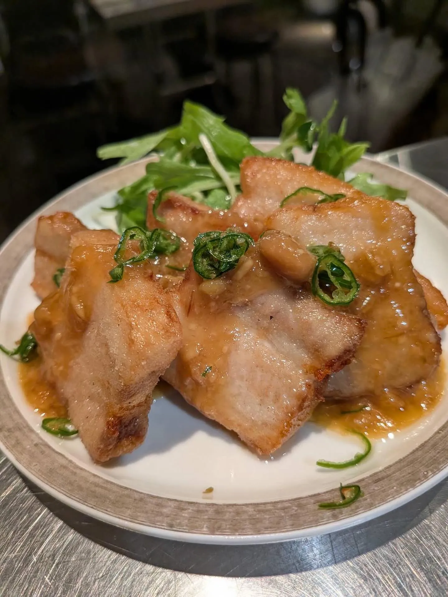 豚からの青唐味噌